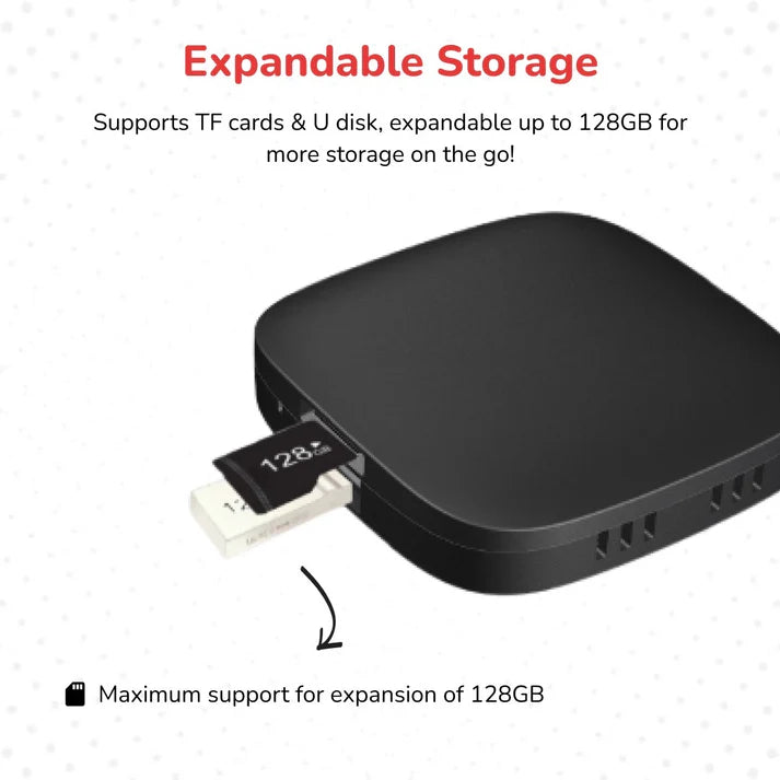 Fleettrack Connect Pro™ 3-in-1 CarPlay Adapter | Wireless CarPlay & Android Auto | Android 10 | 2GB+32GB,4-Core | TF Card Support