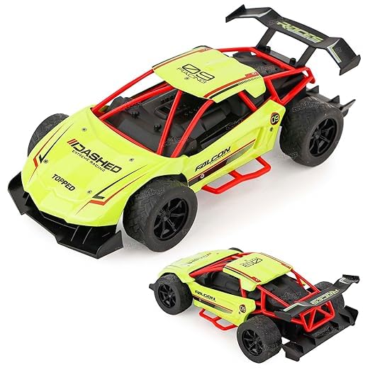 C Racing Car, 24 cm Die-Cast Alloy Body, Remote Control Drift Car with Rubber Tyres, Multicolor