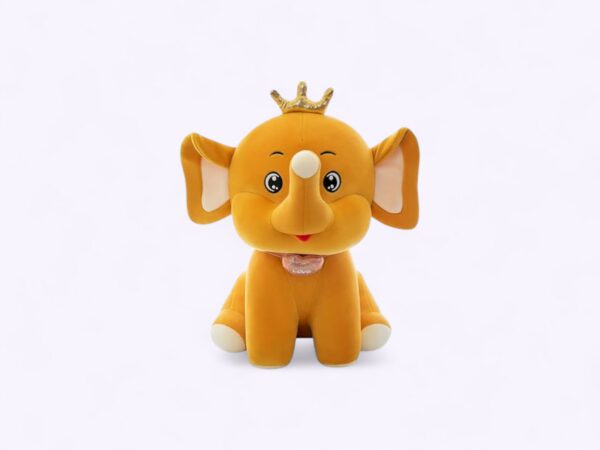 12 inch Crown Jumbo Elephant Soft Plush Toys | Premium Fabric | Hello Baby
