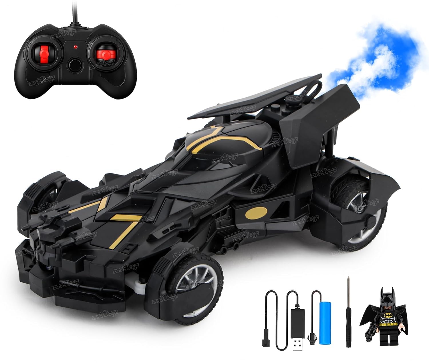 Batman RC Spray Car R/c Remote Control