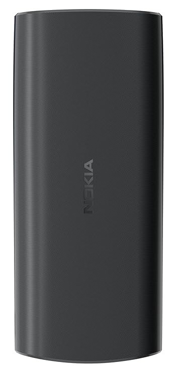 Nokia All-New 105 Single Sim Keypad Phone with Built-in UPI Payments, Long-Lasting Battery, Wireless FM Radio | Charcoal