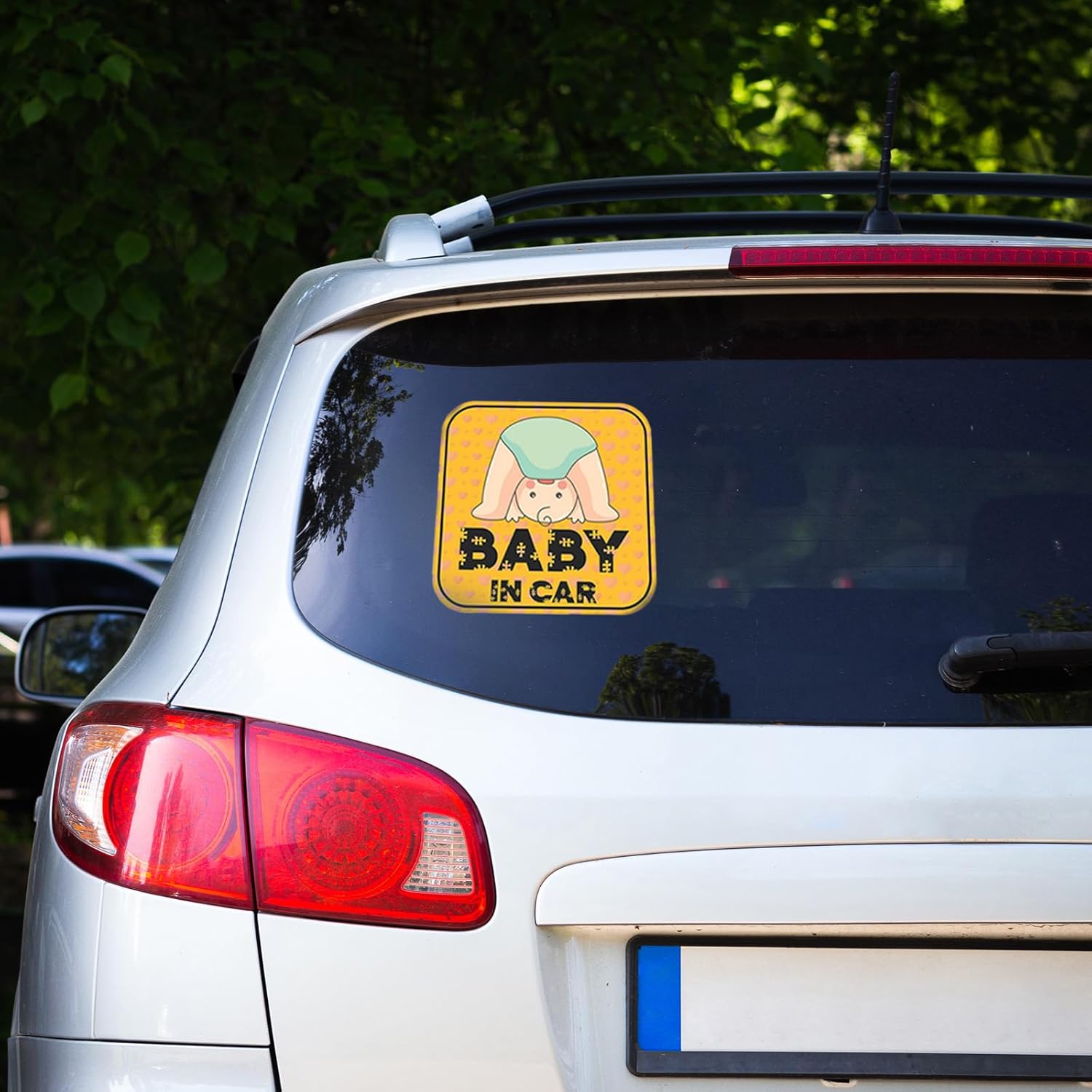 Board Kids Safety Warning Window Sign Sticker for Car PVC Vinyl CV19 (Pack of 2)