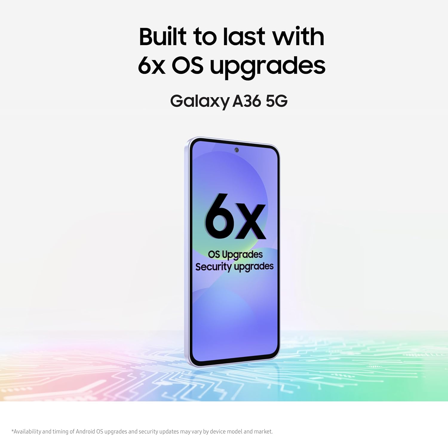 Samsung Galaxy A36 5G (Awesome Black, 8GB, 128GB) | Gemini Live | Awesome Intelligence (AI): Circle to Search, My Filter, Object Eraser | 4nm Snapdragon Processor | Flagship Grade Camera