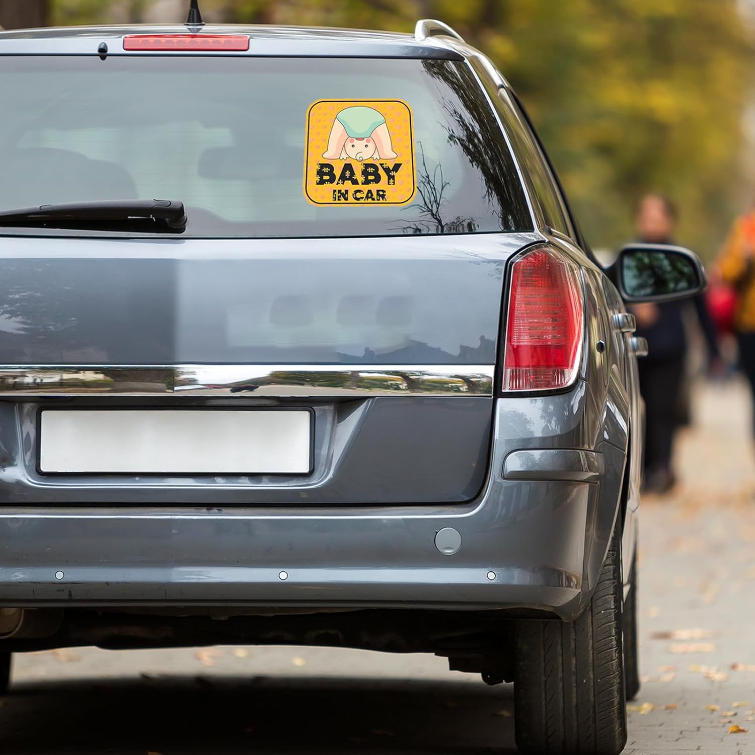 Board Kids Safety Warning Window Sign Sticker for Car PVC Vinyl CV19 (Pack of 2)