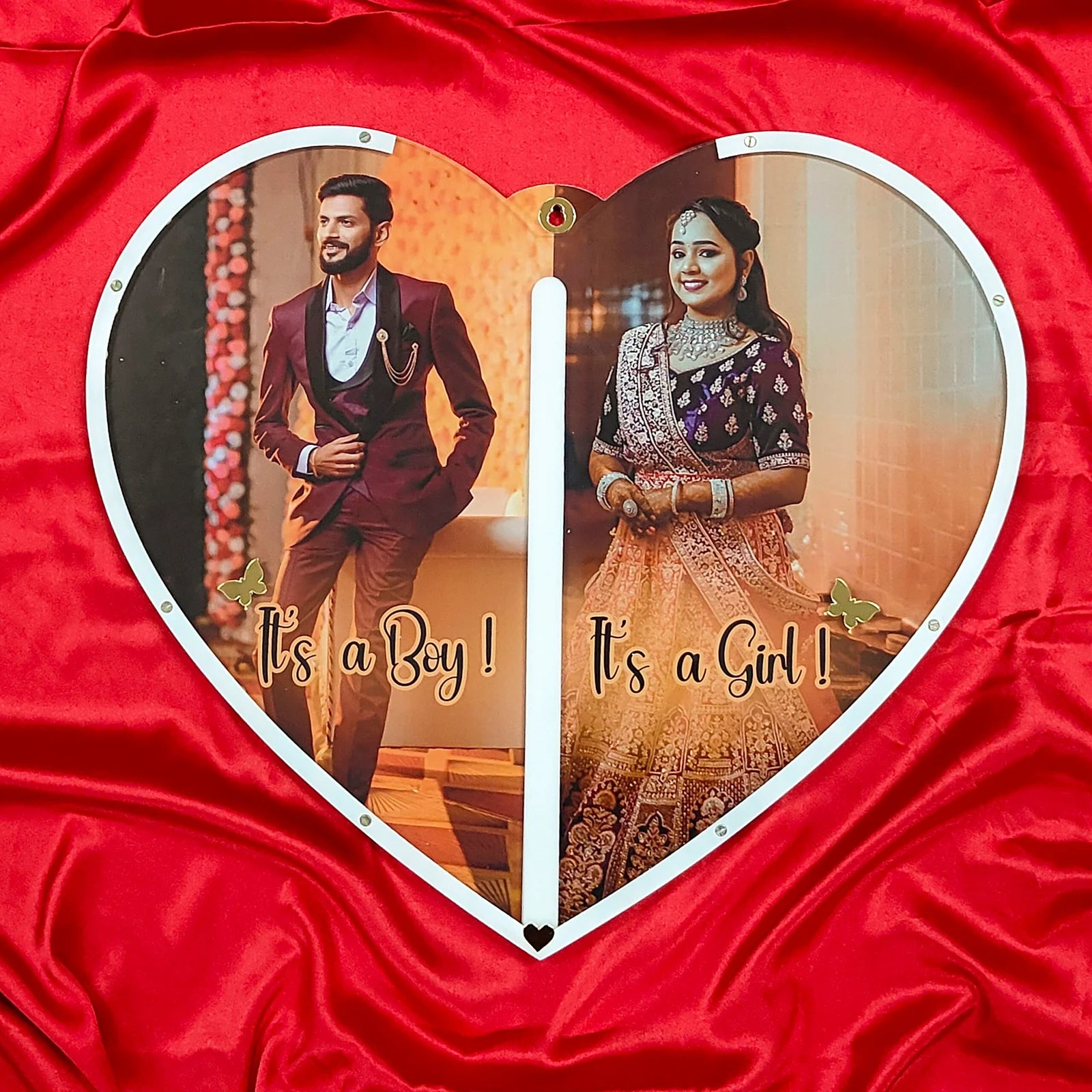 Baby Shower Heart Wishes Book