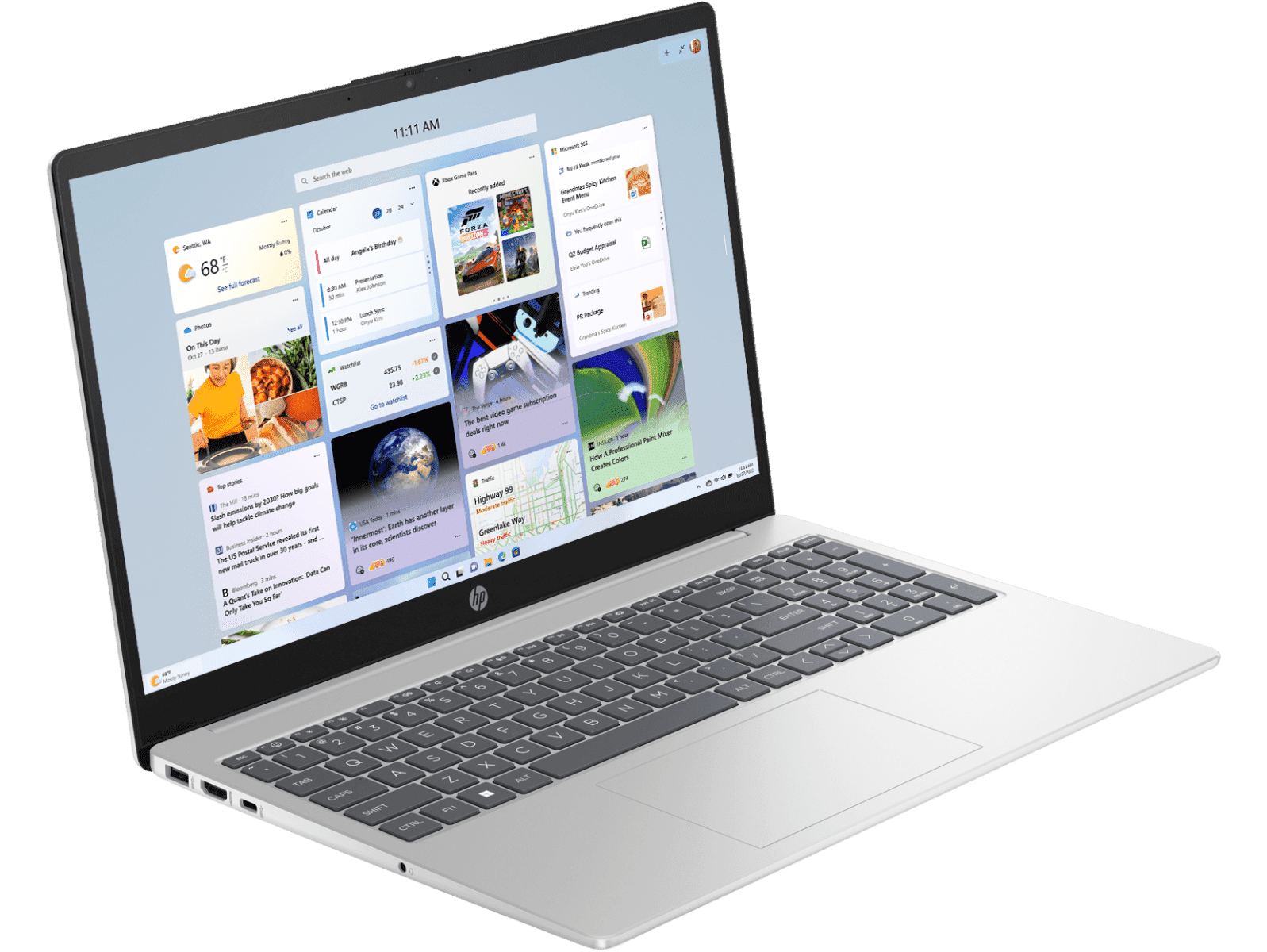 HP Laptop 39.6 cm (15.6) 15-fd0465TU, Silver