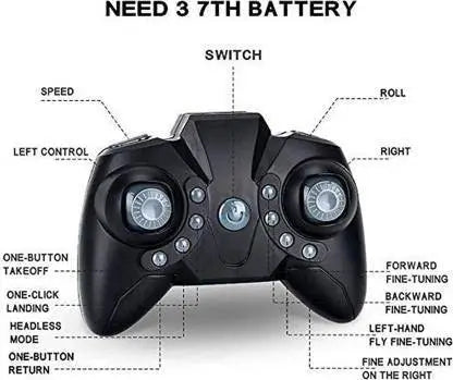 Flying Bike Motorcycle Rc Remote Control Drone 2 in 1 Flying and Racing Bike Toy 2.4G Remote Control Motorcycle Toy for Best Gift Children Kids Boys Girls  (Multicolor)