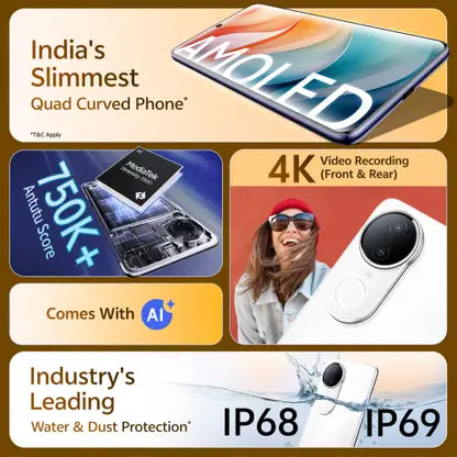 vivo T4R 5G (Arctic White, 256 GB)  (8 GB RAM)