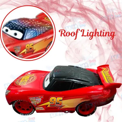 RC McQueen Remote Control Car For Kids 3–10 Years – 3D Lights, Rechargeable Battery  (Multicolor)