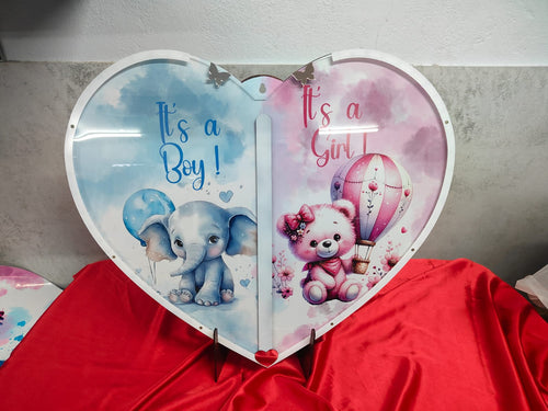 18-Inch Heart Shape Wishes Stand – Elegant Display for Every Occasion