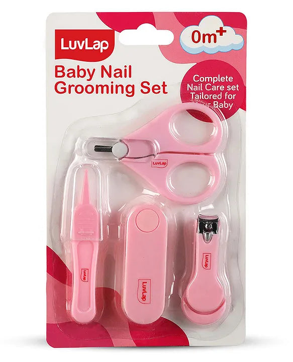 Luv Lap Baby Grooming - Manicure Set, 4pcs, Mukti Color, 0m+