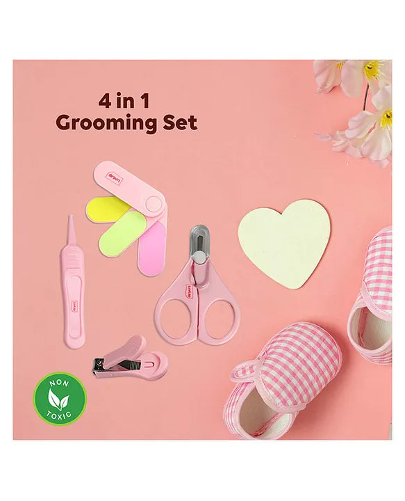 Luv Lap Baby Grooming - Manicure Set, 4pcs, Mukti Color, 0m+