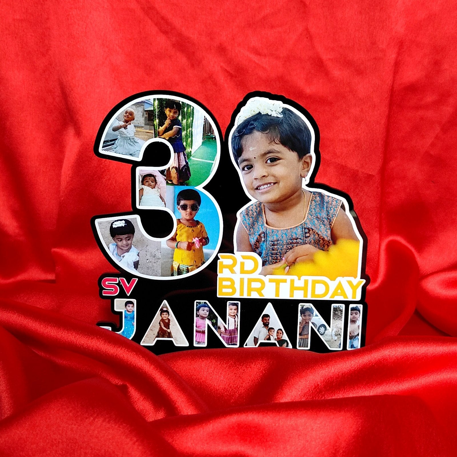 Mini Character Cut Plaque Kids Birthday Gift