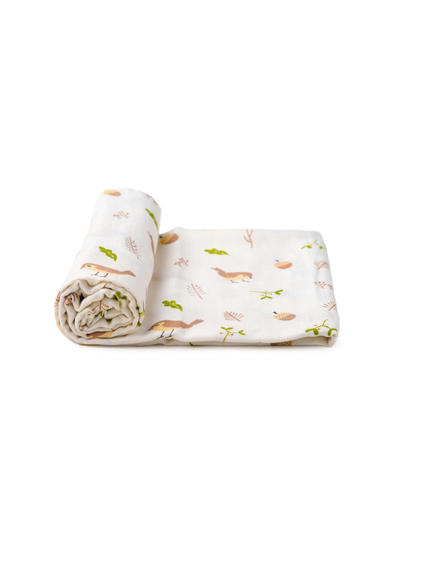 FIRSTIN Bamboo Swaddle 120X120CM -Multicolor