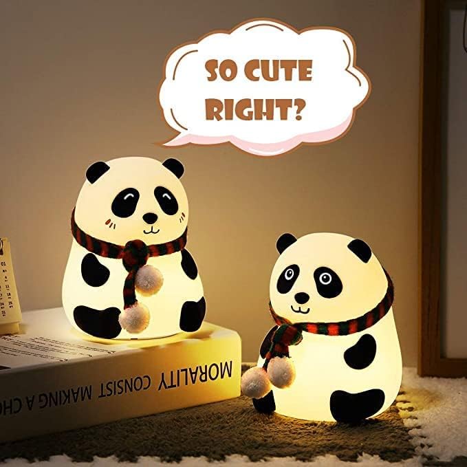 Touch Silicone Panda Light – Night Light for Kids, Girls & Boys