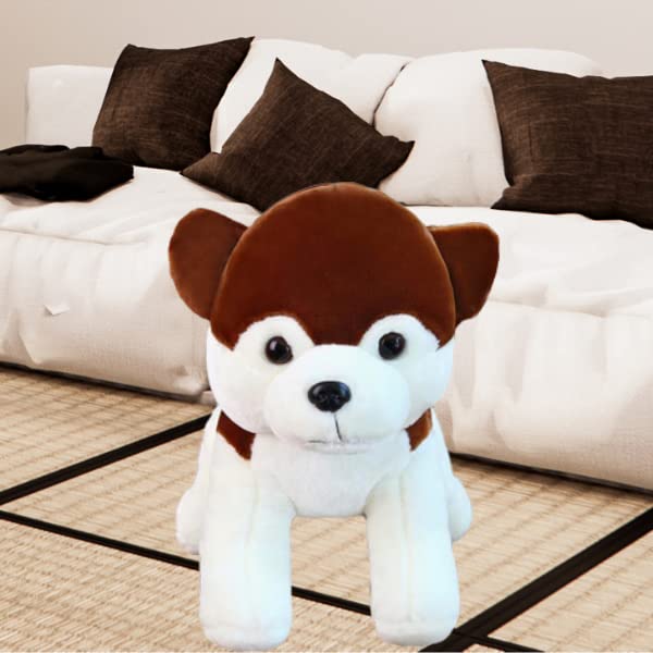 Stuffed Toy Pomeranian Plush Soft Toys Dog for Girls Kids Animal Plush Toy, Huggable Skin Friendly, Soft Toy for Girls and Boys Toys for Playing Special Occasions Valentine's Day Gift