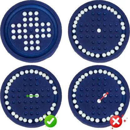 Toysbox Junior Brainvita Felted (4121) Marblre Game Party & Fun Board Game