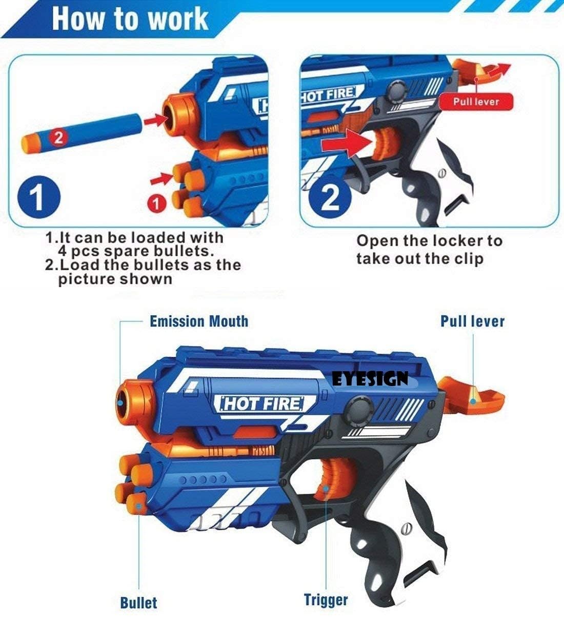 Nuke Storm, Foam Blaster, Kids Gun
