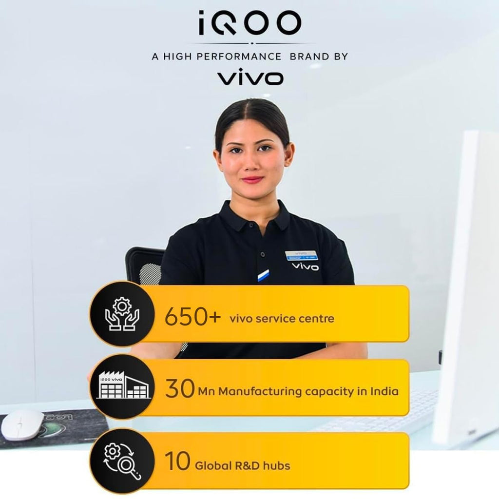 iQOO Z10 Lite 5G (Titanium Blue, 4GB RAM, 128GB Storage) | 6000 mAh Battery | Dimensity 6300 5G Processor with 433K+* AnTuTu Score | IP64 Rated & Military Grade Shock-Resistance*