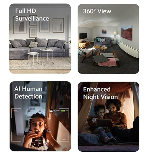MI Xiaomi Wireless Home Security Camera 2i 2022 Edition | Full HD Picture | 360 View | 2MP | AI Powered Motion Detection | Enhanced Night Vision| Talk Back Feature (2 Way Calling), 1080p, White