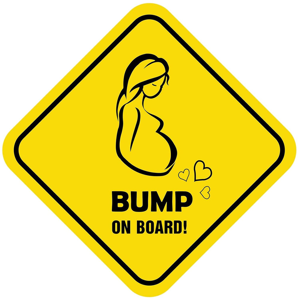 Baby On Board (Bump on Board) Pack Of 2 Self Adhesive