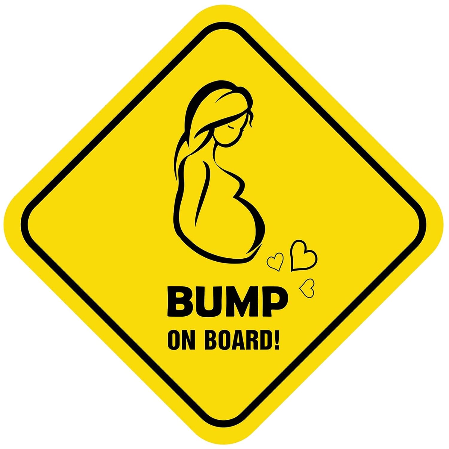 Baby On Board (Bump on Board) Pack Of 2 Self Adhesive