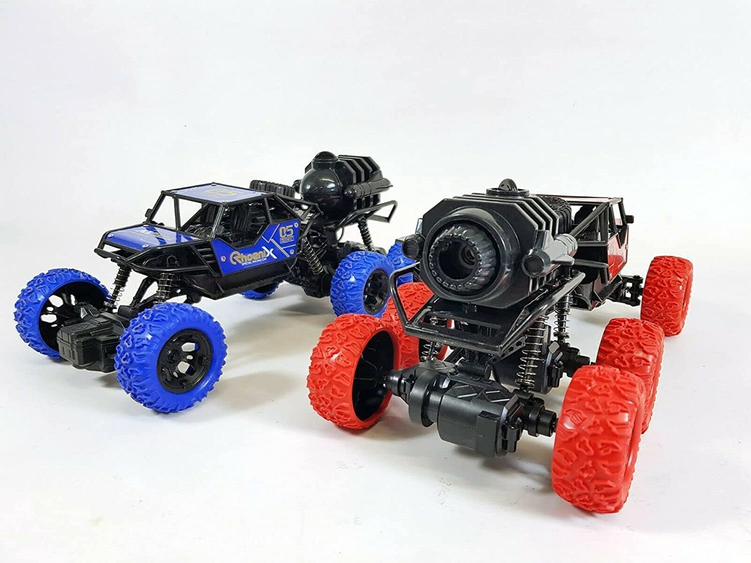 6X6 Wheel Smoking Rock Crawler Monster Truck Big Size 6Wd Spray Rc Car 2.4Ghz Sprayer Rally Rc Car Six-Wheel Six-Drive Climbing Off Road Car Toys Best Gift For Children'S Kids,Multicolor