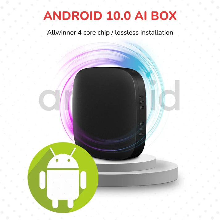 Fleettrack Connect Pro™ 3-in-1 CarPlay Adapter | Wireless CarPlay & Android Auto | Android 10 | 2GB+32GB,4-Core | TF Card Support