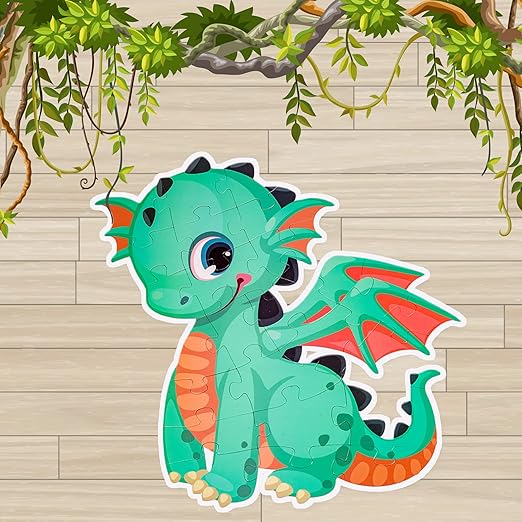 Ratna's My First Big Puzzle Dinosaur 25 Pieces Jigsaw Puzzle for Kids | A Perfect Jumbo Jigsaw Floor Puzzle for Little Hands