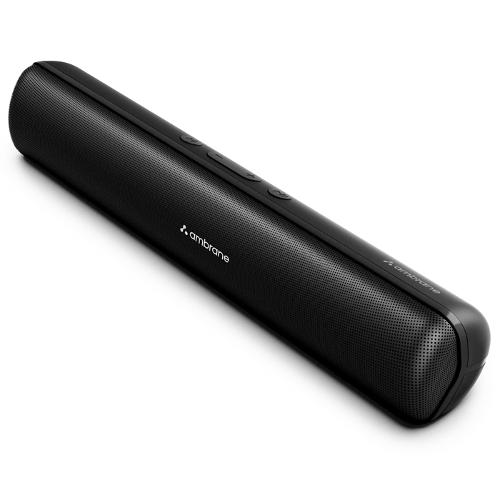 Ambrane Evoke 16 W Bluetooth Soundbar  (Black, Stereo Channel)