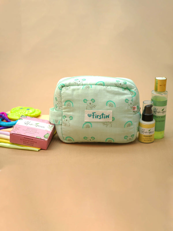 FIRSTIN Muslin Pouch - Zip Type