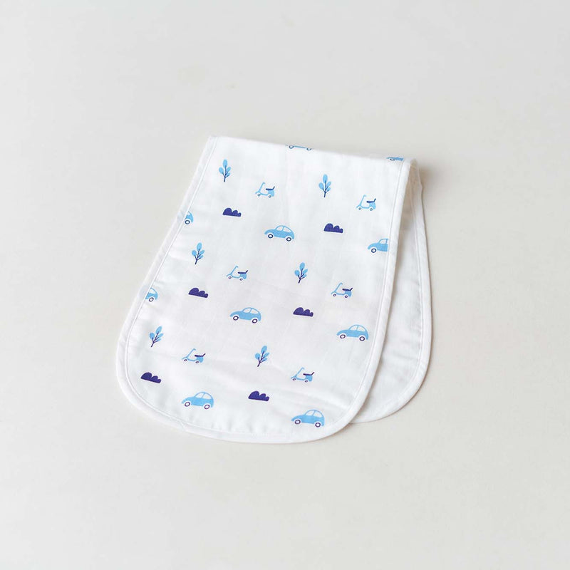 FIRSTIN Muslin Burp Cloth (Three Layers) Assorted (Any 3 prints) 6 Pcs Pack Combo