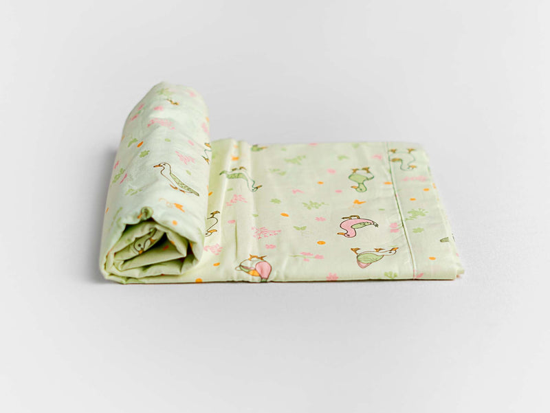 FIRSTIN Poplin Dohar (Mattress Protector/Receiving Sheet)