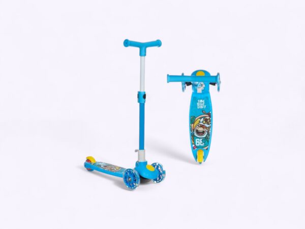 Kick Scooter With LED Light wheels | Made In India – Scooty PINK