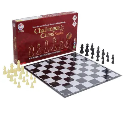 Challenger Chess Senior.Develop Strategy Building and Concentration with this amazing chess set Party & Fun Board Game
