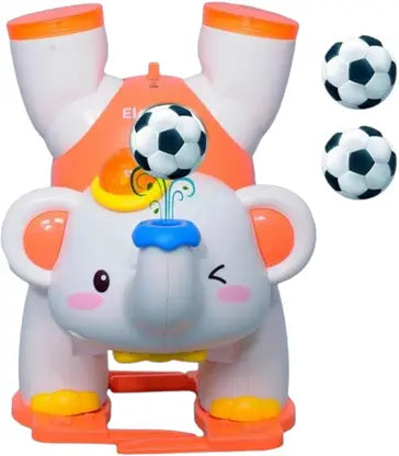 Elephant Musician For Kids, Fun Blowling Ball, Light & Sound, Inverted Walking  (Multicolor)
