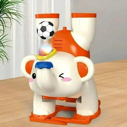 Elephant Musician For Kids, Fun Blowling Ball, Light & Sound, Inverted Walking  (Multicolor)