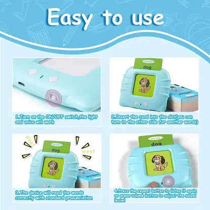 Card Early Education Device For Kids, Words Reading Cards  (Multicolor)