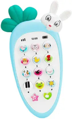 Radish Style Cute Rabbit Face Pretend Play Cell Phone Toy  (Multicolor)