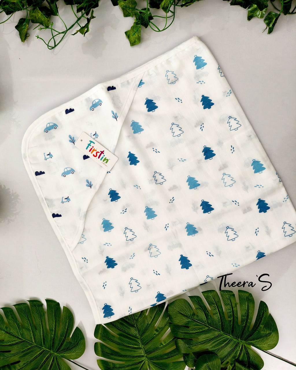 FIRSTIN REVERSIBLE HOODED BLANKET (80CM * 80CM)