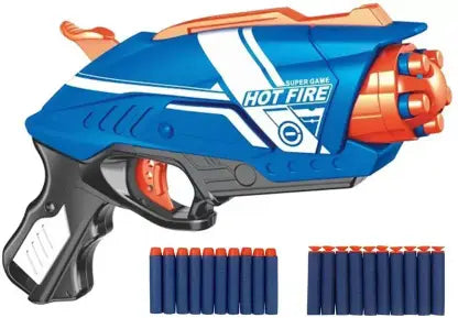 blaze storm soft bullet gun with high quality Guns & Darts  (Blue)